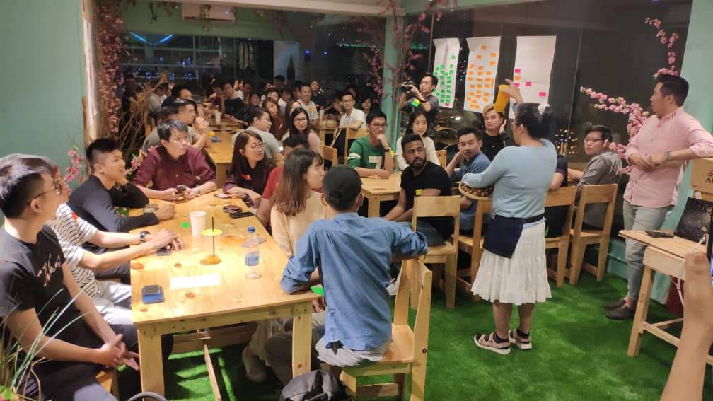 A past 'Solopreneur' Meetup session in progress, before MCO